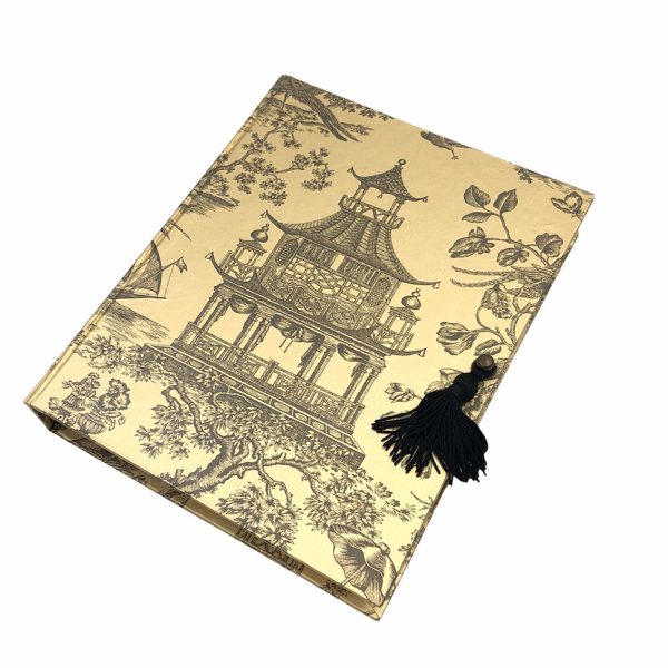 LIBRO ESPECIAL+CAJA PAISAJE JAPONÉS ORO